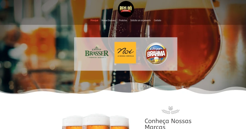 Website – Reis do Chopp
